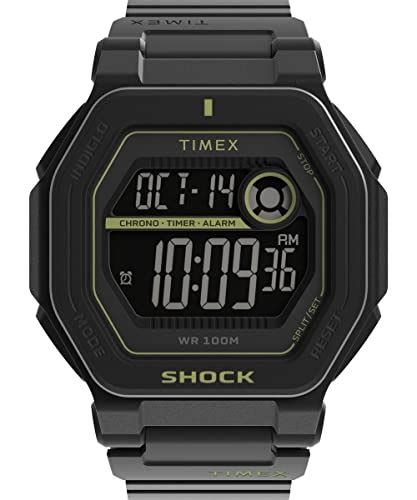 Timex Men's Command Encounter 45mm Watch - Black Strap Digital Neg ...