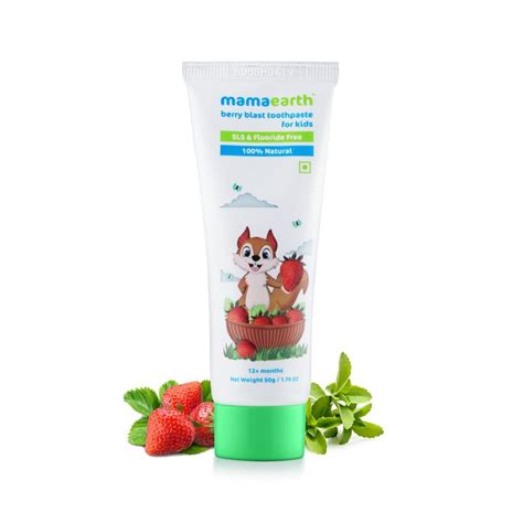 Mamaearth 100% Natural Berry Blast Toothpaste For Kids (50 gm) – Fetch ...