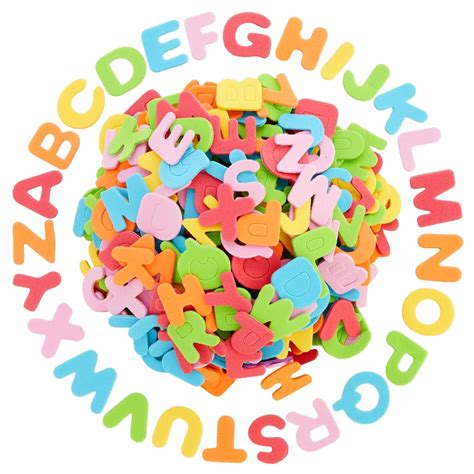 Foam Letter Stickers - 1300-Piece Self-Adhesive Foam Letters, 0.87 x 1 ...