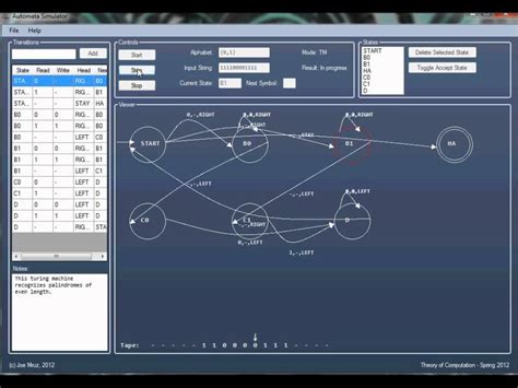 Automaton Simulator 的图像结果