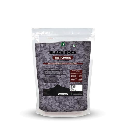 NatureOnus Whole Natural Himalayan Black Rock Salt Crystals 1kg | Kala ...