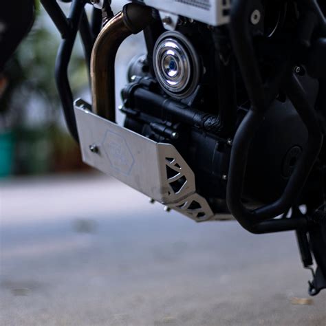 Hyperrider Royal Enfield Himalayan 450 Aluminium Bash Plate Silver (HR ...