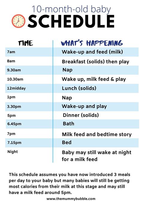 10 month old schedule – Artofit