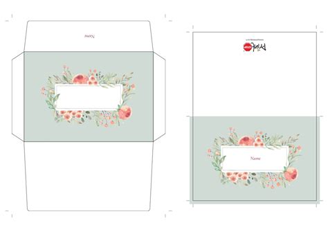 Folded Note Cards Plus Envelopes Designs and Templates