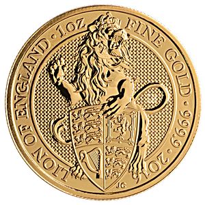Buy 2016 1 oz Queen's Beast 'Lion' Gold Coin