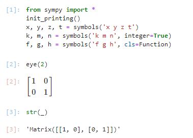 SymPy Examples 的图像结果
