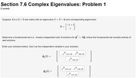 Image result for Eigenvalue Problem Solutions