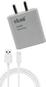 Ekon 30 W Supercharge 6 A Wall Charger for Mobile with Detachable Cable ...