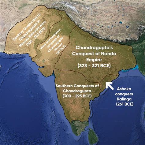 Chandragupta Maurya Empire Map