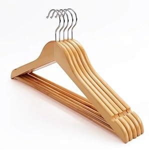 Natural Beauty and Functionality: Wooden Hangers, Solid Wood Shirt ...