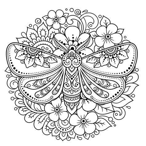 Coloring Mandala Pages