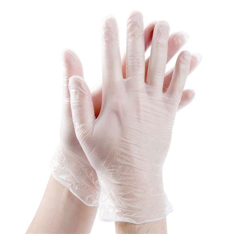 100 Disposable Vinyl Gloves, Extra Large Size, Non-Sterile, Powder Free ...