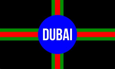 Flag of Dubai, UAE by rabbit-ice on DeviantArt