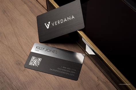 Premium UV Printed Stainless Steel Metal Business Cards | Customized ...