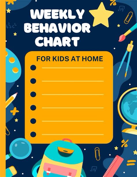 Weekly Behavior Chart For Kids At Home Kids Chores Chart | Desertcart INDIA