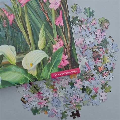Floral Painting Scene 1000 Piece Jigsaw Puzzle By Nest Gifts