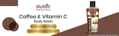 Buy Multani Naturals Coffee & Vitamin C Body Wash I Ayurvedic Body Wash ...