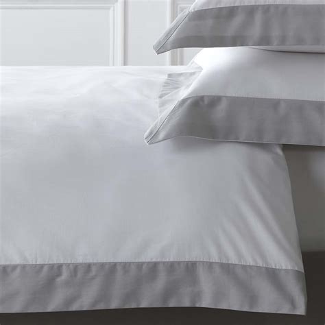 White Appletree Boutique Oxford Edge Duvet Cover Bedding Set | Terrys