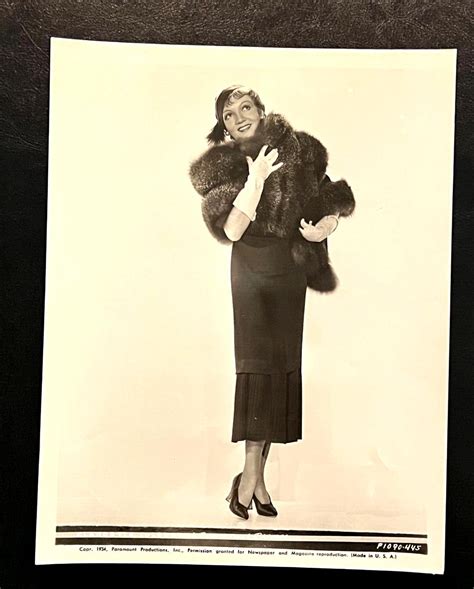 CLAUDETTE COLBERT 1934 MOVIE PHOTO 8X10" FASHION IN FUR (CC48 ...