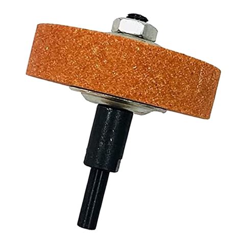 Luo ke 3'' Rotary Grinding Stone, 3/8'' Arbor Abarsive Stone Mounted ...