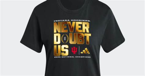 adidas Indiana Hoosiers WOMENS HOUSE OF BLANKS T-SHIRT - Black | Free ...
