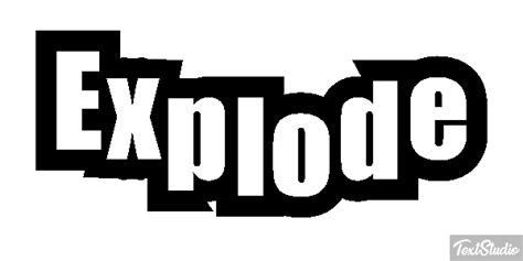 Image result for Exploding Text GIF