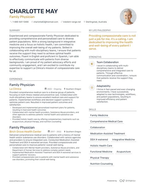 3 Successful Family Physician Resume Examples And Writing Tips for 2024