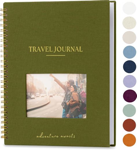 Amazon.com : Nook Theory Personalized Travel Journal for Women, Men ...