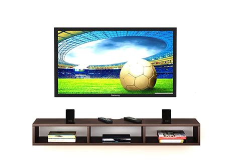 Dime Store Wooden Wall Mounted Floating TV Stand/TV Entertainment Unit