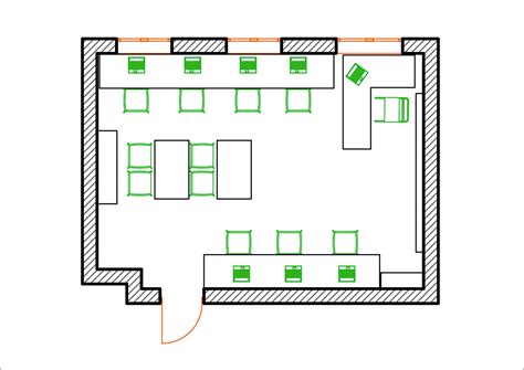 Computer Room Layout Design 的图像结果