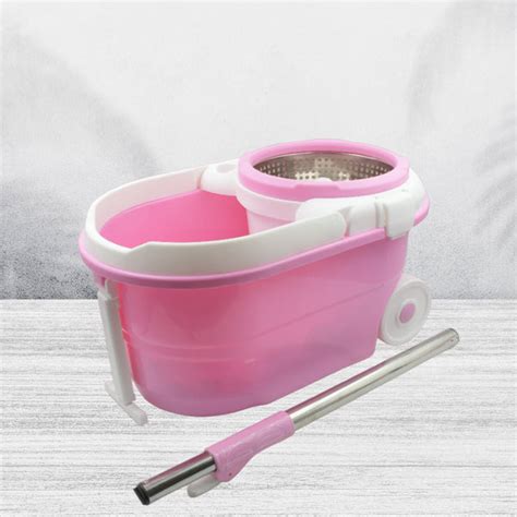 Steel Spin Mop with Bucket - Floor Cleaning Set | – pickcell.in