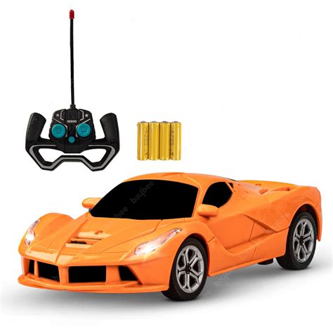 BAYBEE Racer 1:24 Scale Rechargeable Remote Control Car for Kids, Stunt ...