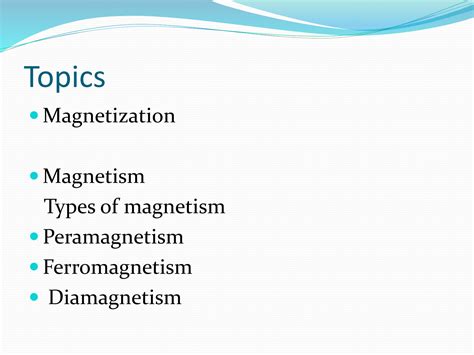 SOLUTION: Lect 22 types of magnetism - Studypool