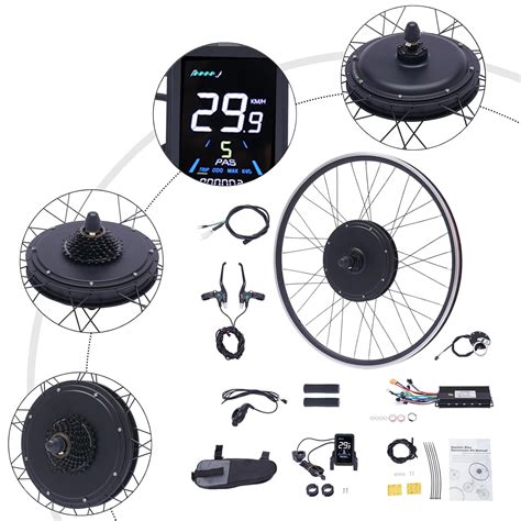 CheriMuMu Electric Bike Conversion Kit, 48V 1000W Front Wheel India | Ubuy