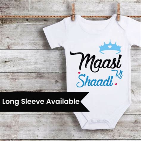 Buy Custom Baby Onesie for Mausi Wedding - I Love My Masi
