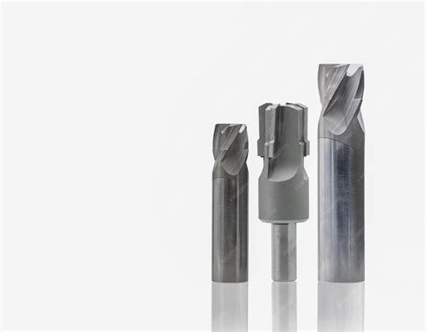Premium Photo | Cutting tool spotfacing endmill reamer and chamfer ...