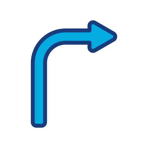Arrow, right, left, turn direction icon. Vector illustration isolated ...
