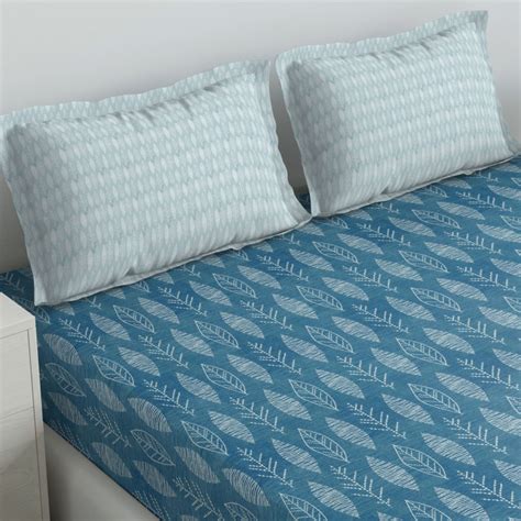 Buy D'DECOR Primary Printed 3-Piece Bedsheet Set - 274 x 229 cm from D ...