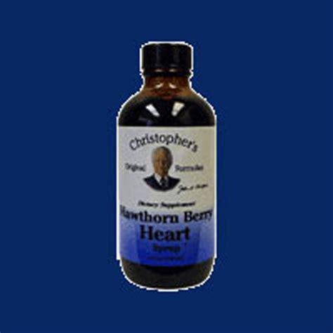 Buy Dr. Christophers Formulas Hawthorn Berry Heart Syrup 4 Oz Online at ...