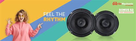 GoMechanic Component Speaker for Car - 160 Watts 2-Way Coaxial Music ...