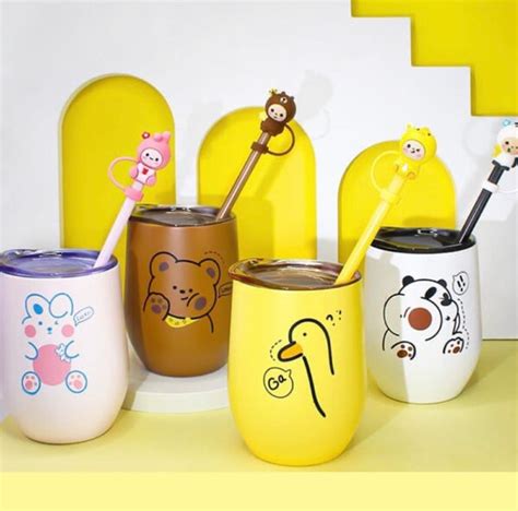 Kawaii Sipper with Straw | Kawaii steel sippers – Stapleberry