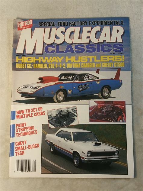 Hot Rod Muscle Car Classics Magazine April 1987 How | Ubuy India