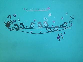 Decals Design 'Cute Singing Birds' Wall Sticker (PVC Vinyl, 50 cm x 70 ...