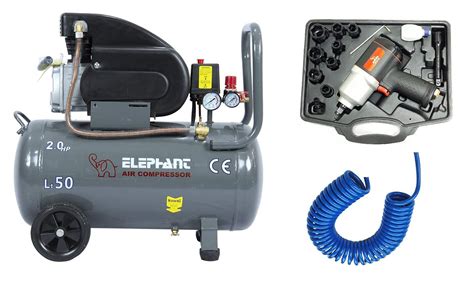 Elephant Combo of Pneumatic Impact wrench 1/2" IW 02 CM and Air ...