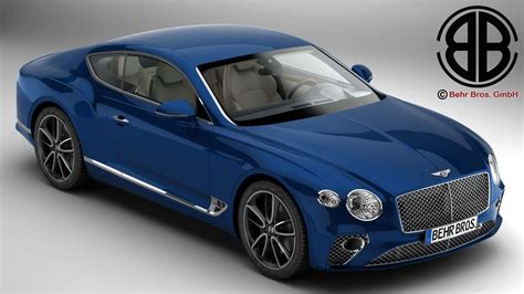 2018 Bentley Continental GT 3D Model