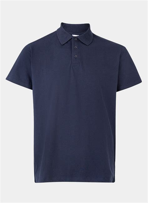Men’s Stretch Polo Shirt - Navy – Happythreads UK