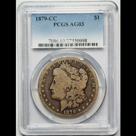 1879-CC Morgan Silver Dollar PCGS AG-3 - Bob Paul Rare Coins