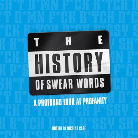 The History Of Swear Words - Straight Forward Design