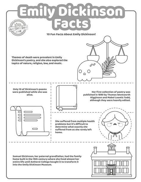 Emily Dickinson Facts About Her Life | Kids Activities Blog