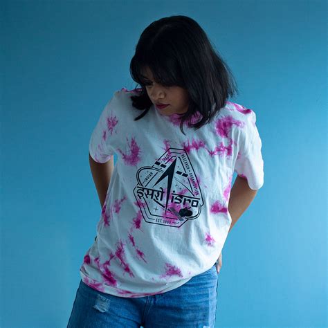 ISRO Staple Pink Tie Dye Oversized T-Shirt - www.superherotoystore.com